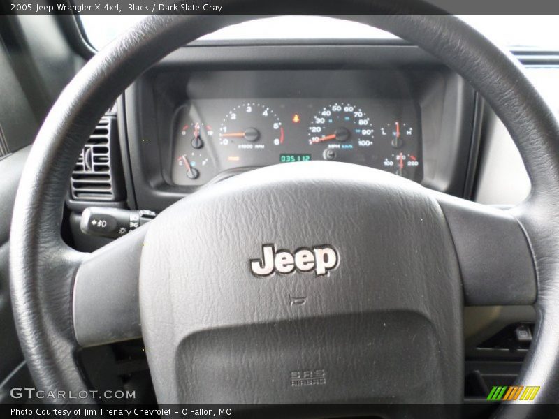 Black / Dark Slate Gray 2005 Jeep Wrangler X 4x4