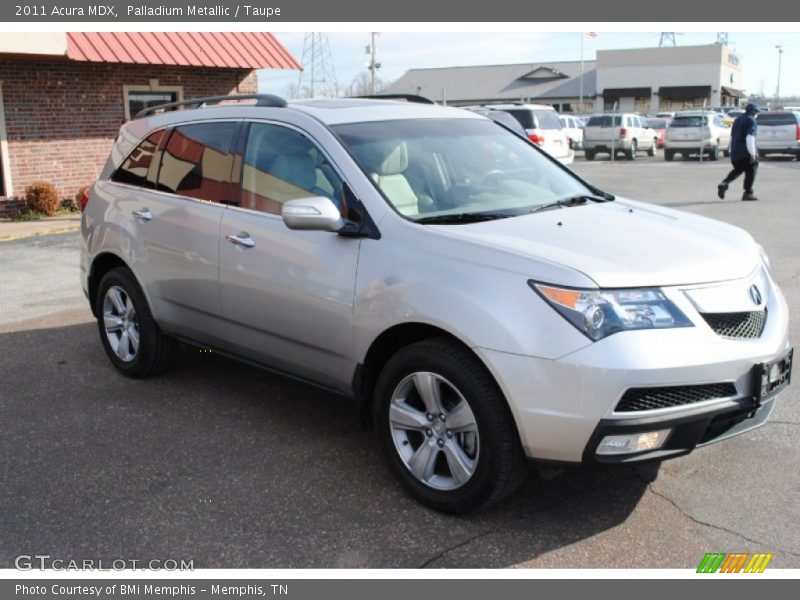 Palladium Metallic / Taupe 2011 Acura MDX