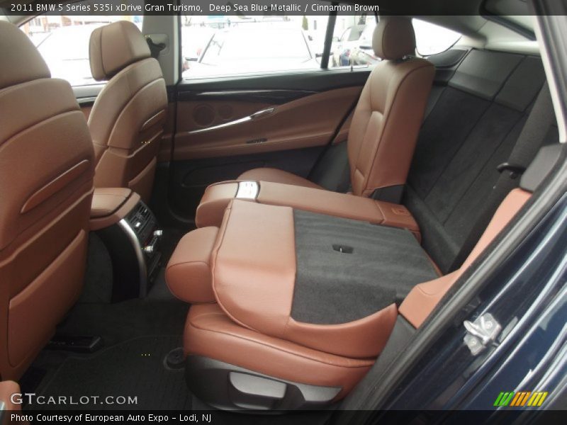 Deep Sea Blue Metallic / Cinnamon Brown 2011 BMW 5 Series 535i xDrive Gran Turismo