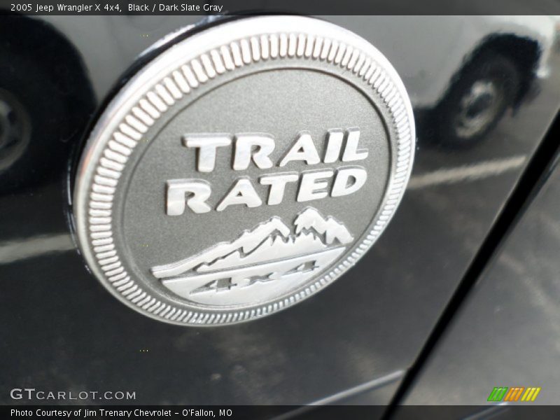 Black / Dark Slate Gray 2005 Jeep Wrangler X 4x4