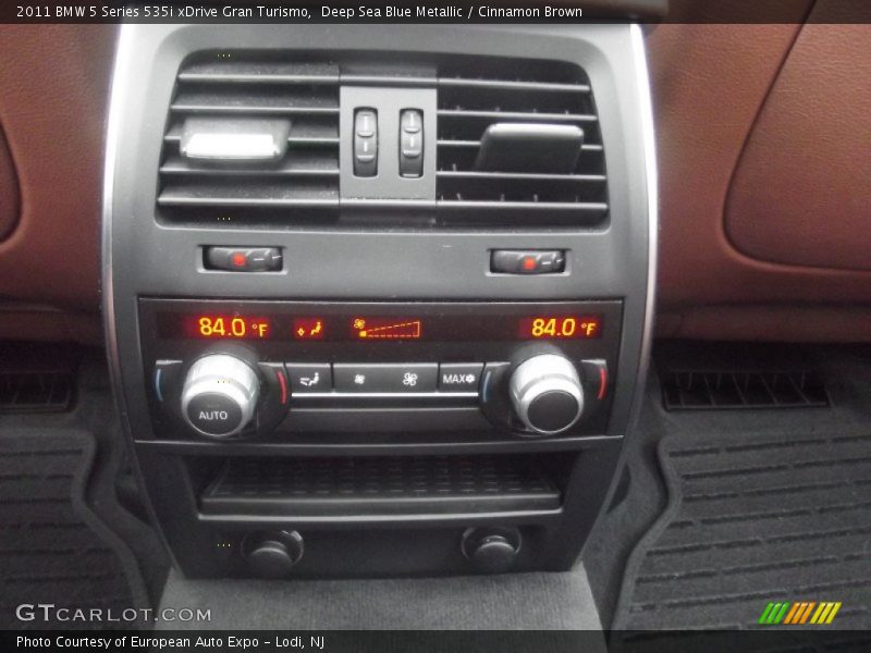 Deep Sea Blue Metallic / Cinnamon Brown 2011 BMW 5 Series 535i xDrive Gran Turismo