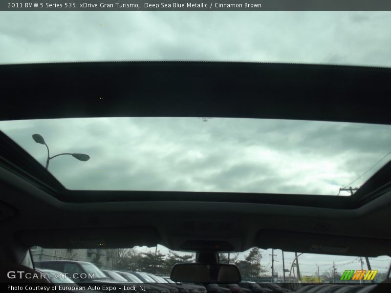 Deep Sea Blue Metallic / Cinnamon Brown 2011 BMW 5 Series 535i xDrive Gran Turismo