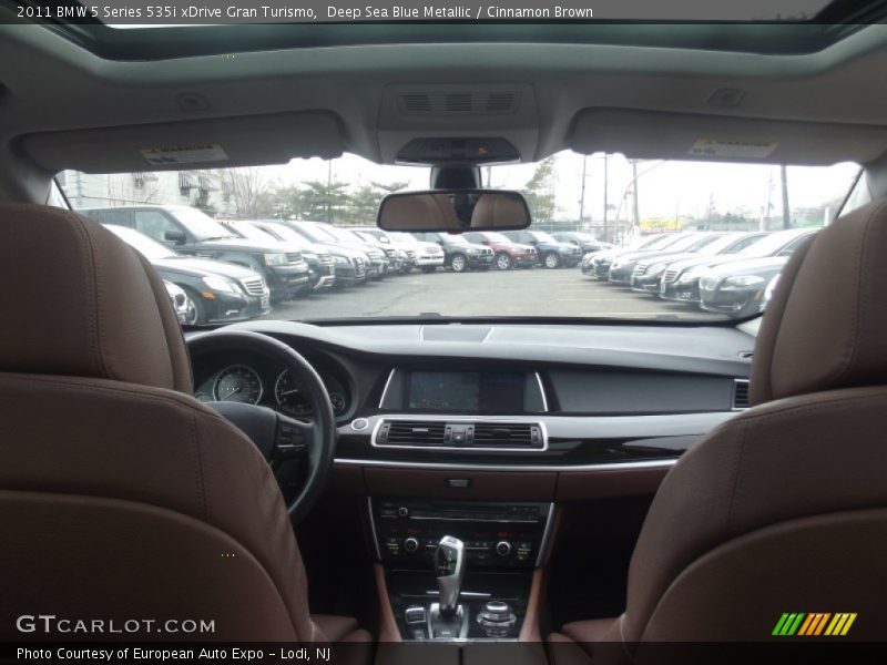 Deep Sea Blue Metallic / Cinnamon Brown 2011 BMW 5 Series 535i xDrive Gran Turismo