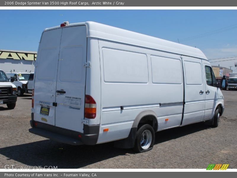 Arctic White / Gray 2006 Dodge Sprinter Van 3500 High Roof Cargo