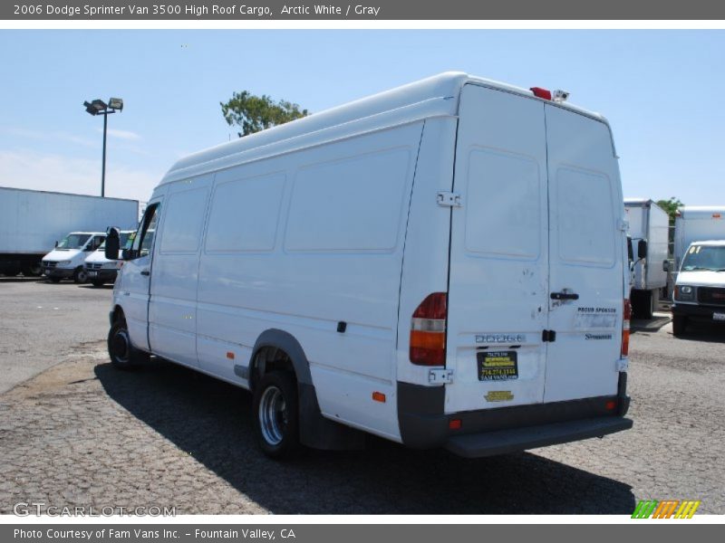 Arctic White / Gray 2006 Dodge Sprinter Van 3500 High Roof Cargo