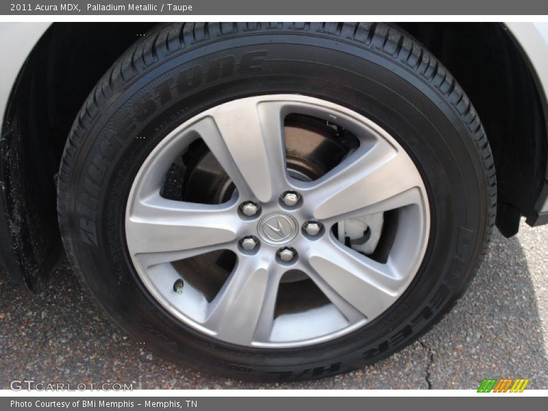Palladium Metallic / Taupe 2011 Acura MDX