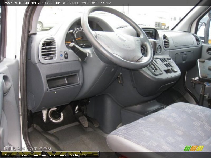 Arctic White / Gray 2006 Dodge Sprinter Van 3500 High Roof Cargo