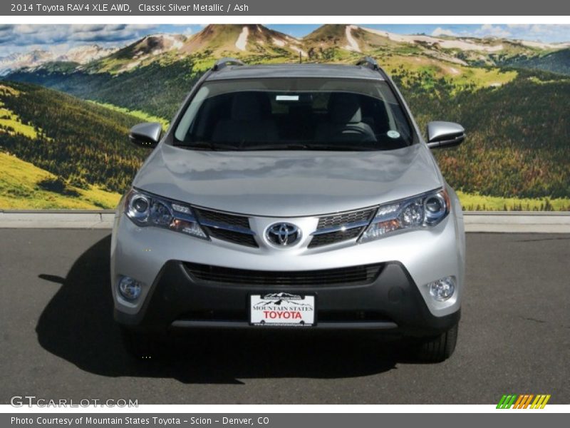 Classic Silver Metallic / Ash 2014 Toyota RAV4 XLE AWD