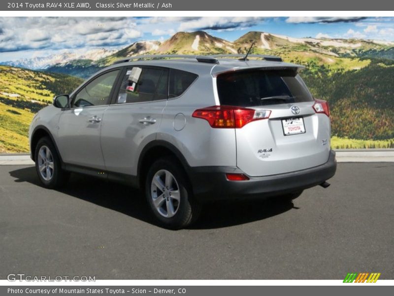 Classic Silver Metallic / Ash 2014 Toyota RAV4 XLE AWD
