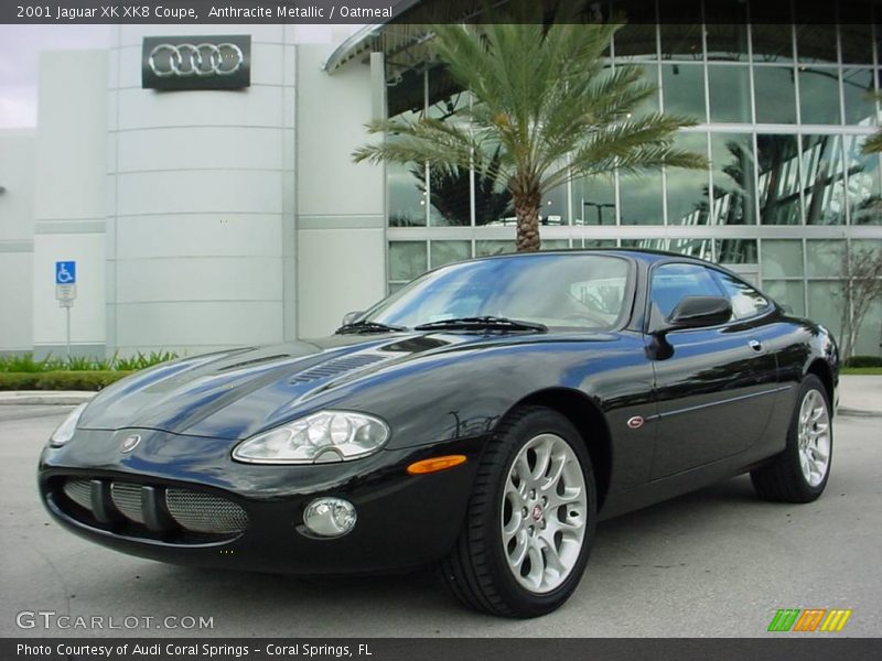 Anthracite Metallic / Oatmeal 2001 Jaguar XK XK8 Coupe