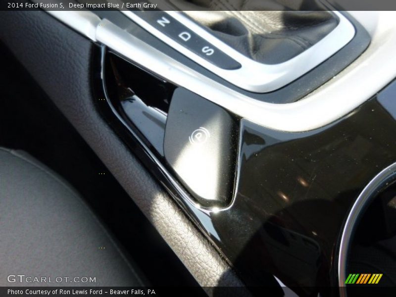 Deep Impact Blue / Earth Gray 2014 Ford Fusion S