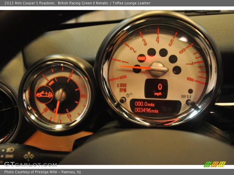 British Racing Green II Metallic / Toffee Lounge Leather 2013 Mini Cooper S Roadster