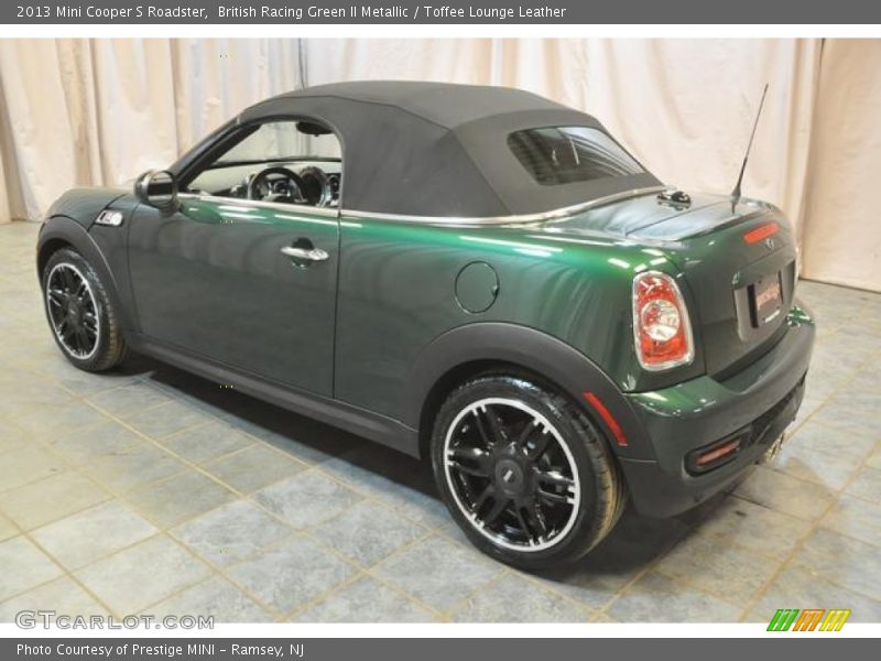 British Racing Green II Metallic / Toffee Lounge Leather 2013 Mini Cooper S Roadster