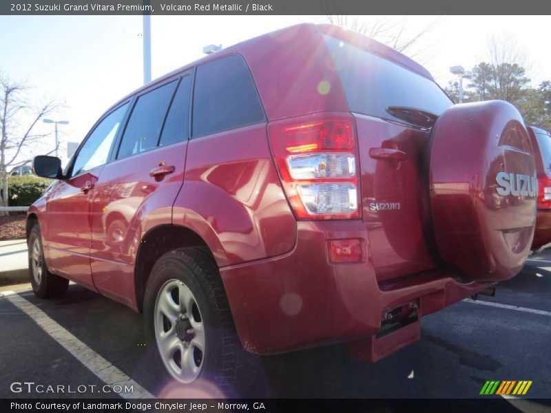 Volcano Red Metallic / Black 2012 Suzuki Grand Vitara Premium