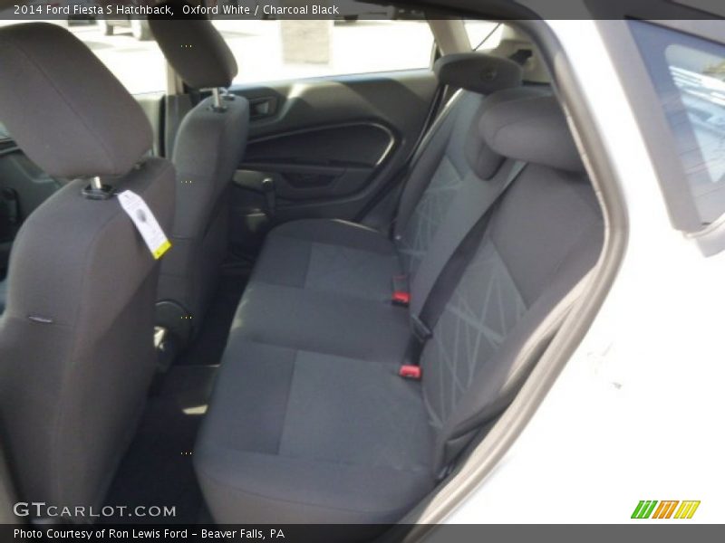 Oxford White / Charcoal Black 2014 Ford Fiesta S Hatchback