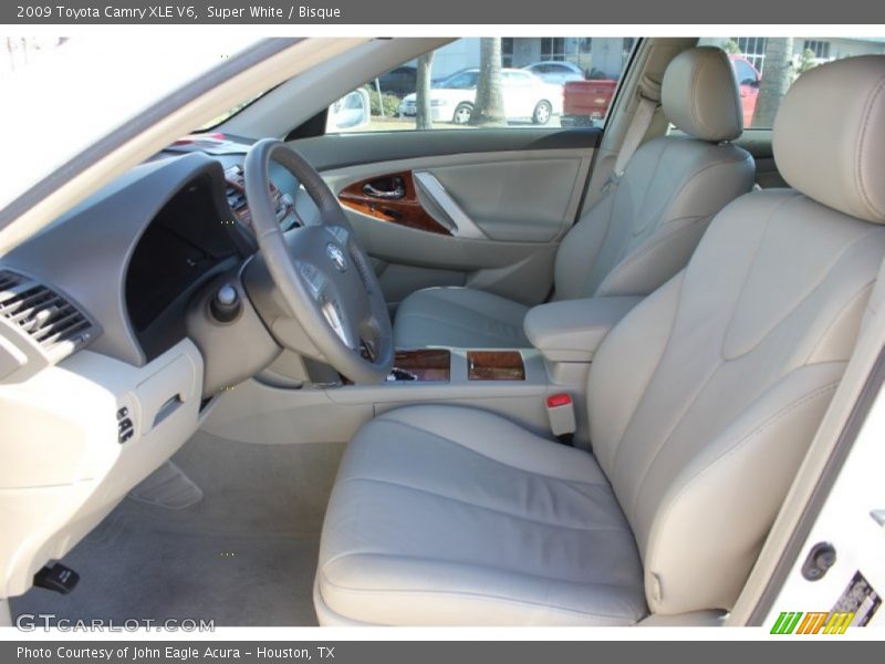 Super White / Bisque 2009 Toyota Camry XLE V6