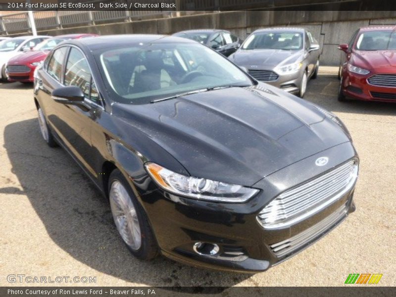Dark Side / Charcoal Black 2014 Ford Fusion SE EcoBoost