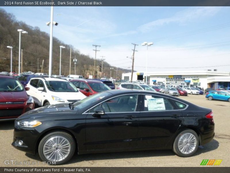 Dark Side / Charcoal Black 2014 Ford Fusion SE EcoBoost