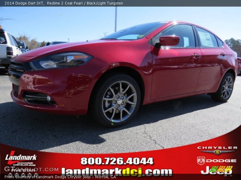 Redline 2 Coat Pearl / Black/Light Tungsten 2014 Dodge Dart SXT