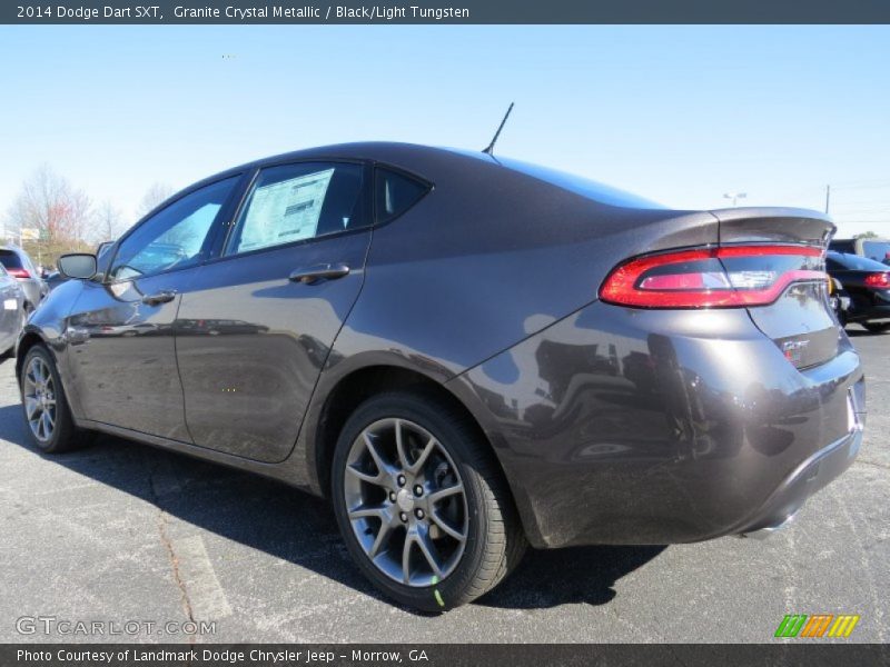 Granite Crystal Metallic / Black/Light Tungsten 2014 Dodge Dart SXT