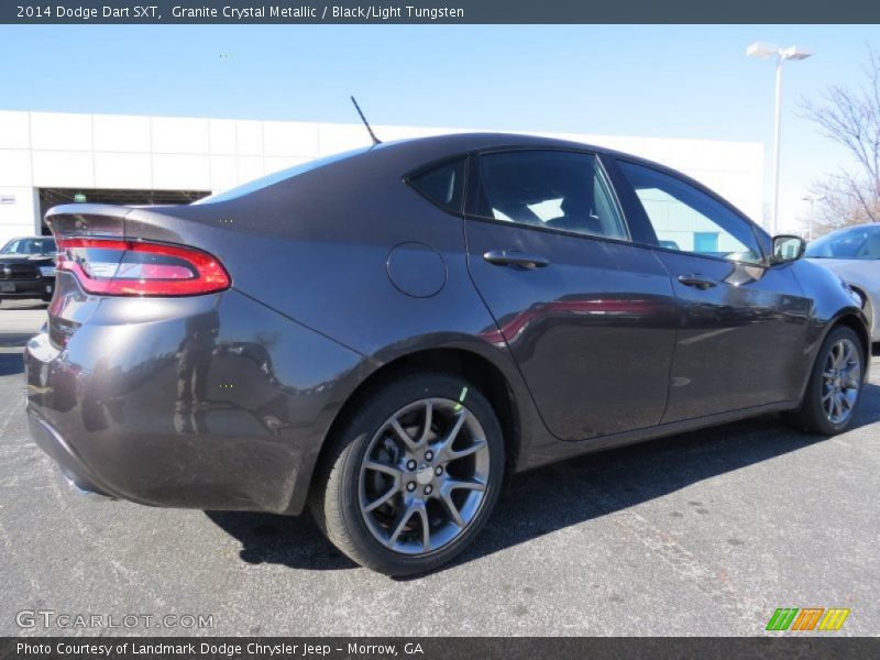 Granite Crystal Metallic / Black/Light Tungsten 2014 Dodge Dart SXT
