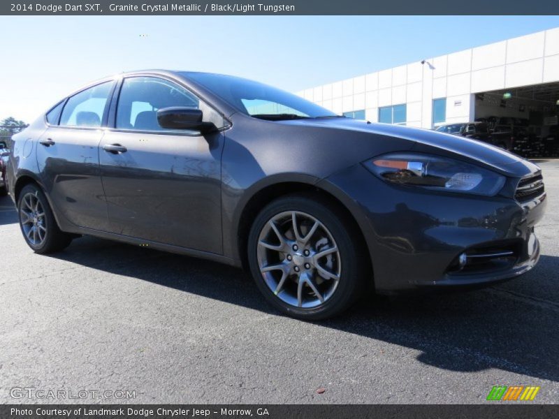 Granite Crystal Metallic / Black/Light Tungsten 2014 Dodge Dart SXT