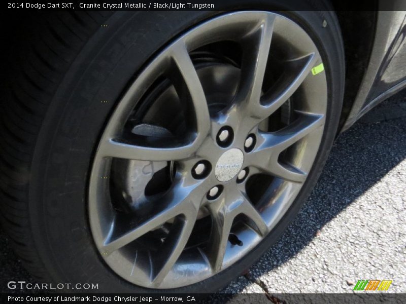 Granite Crystal Metallic / Black/Light Tungsten 2014 Dodge Dart SXT