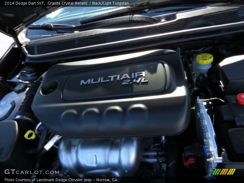 Granite Crystal Metallic / Black/Light Tungsten 2014 Dodge Dart SXT
