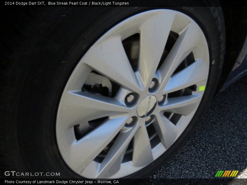 Blue Streak Pearl Coat / Black/Light Tungsten 2014 Dodge Dart SXT