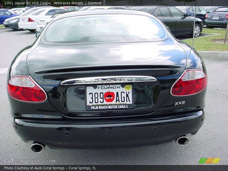 Anthracite Metallic / Oatmeal 2001 Jaguar XK XK8 Coupe