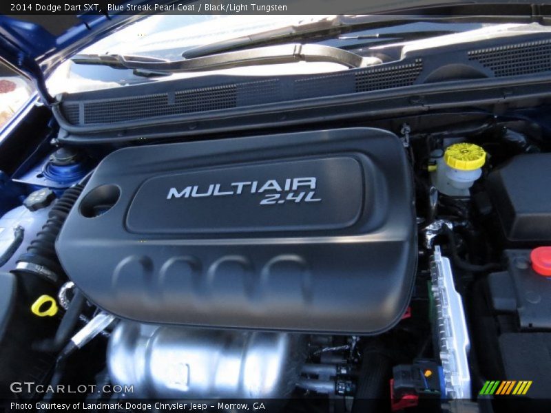 Blue Streak Pearl Coat / Black/Light Tungsten 2014 Dodge Dart SXT