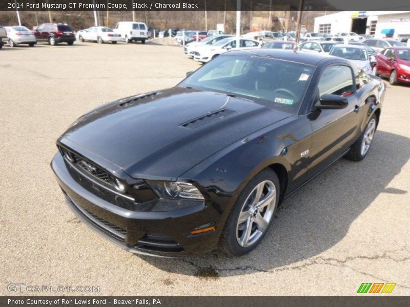 Black / Charcoal Black 2014 Ford Mustang GT Premium Coupe