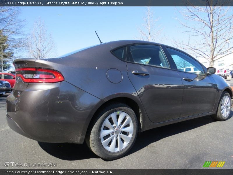 Granite Crystal Metallic / Black/Light Tungsten 2014 Dodge Dart SXT