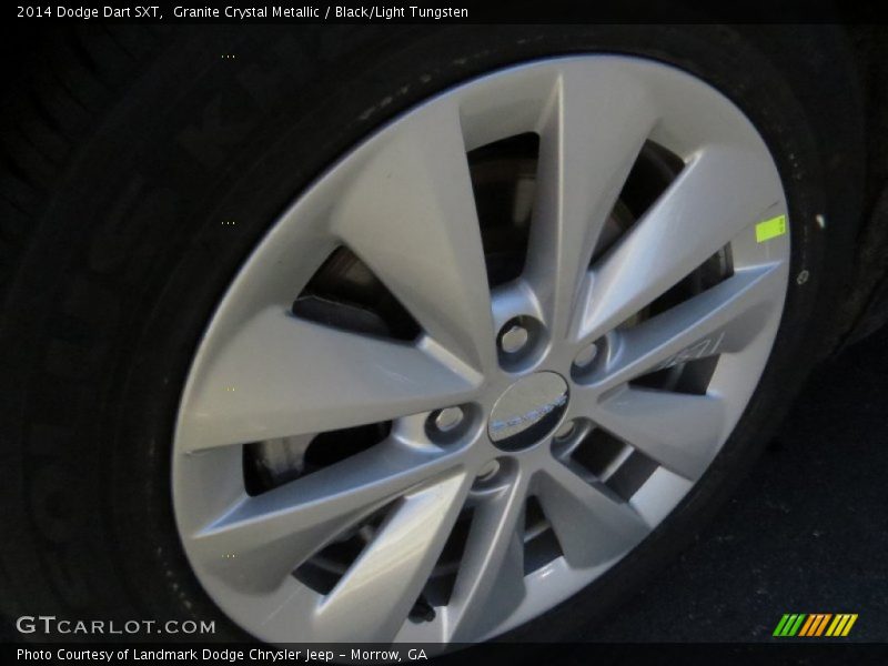 Granite Crystal Metallic / Black/Light Tungsten 2014 Dodge Dart SXT