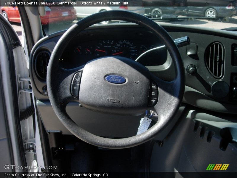 Oxford White / Medium Flint 2004 Ford E Series Van E250 Commercial