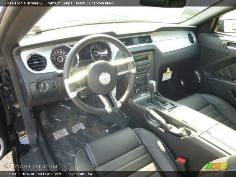 Black / Charcoal Black 2014 Ford Mustang GT Premium Coupe