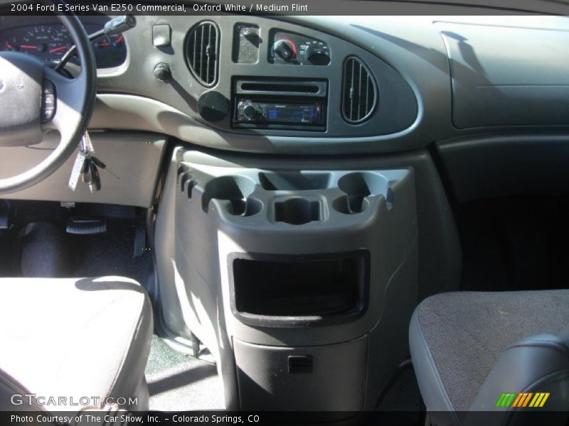 Oxford White / Medium Flint 2004 Ford E Series Van E250 Commercial