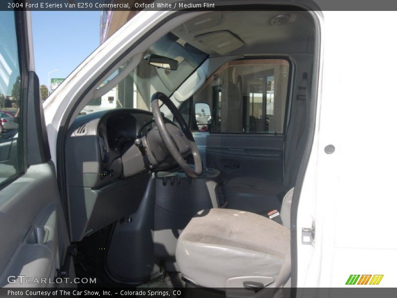 Oxford White / Medium Flint 2004 Ford E Series Van E250 Commercial