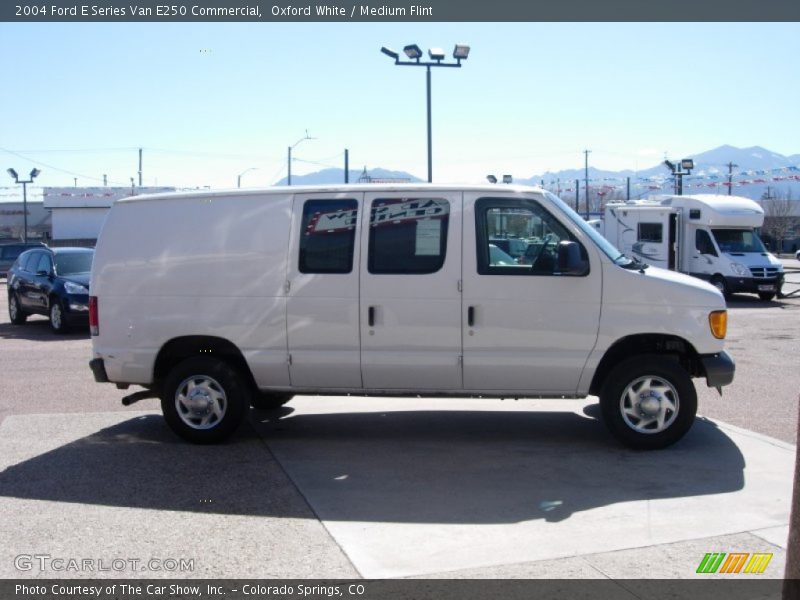 Oxford White / Medium Flint 2004 Ford E Series Van E250 Commercial