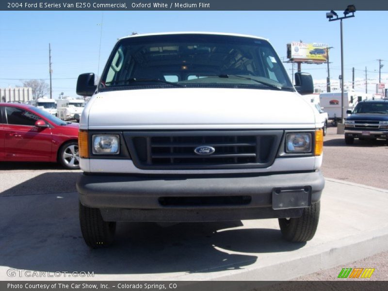 Oxford White / Medium Flint 2004 Ford E Series Van E250 Commercial