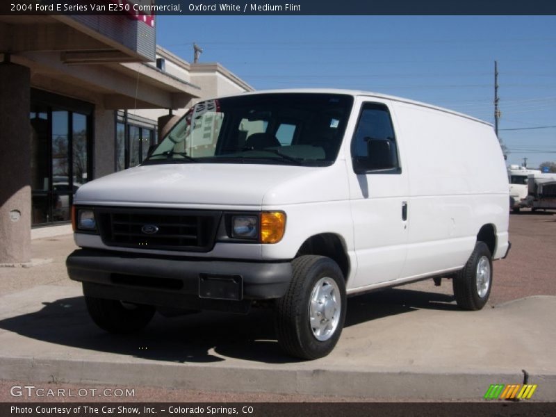 Oxford White / Medium Flint 2004 Ford E Series Van E250 Commercial