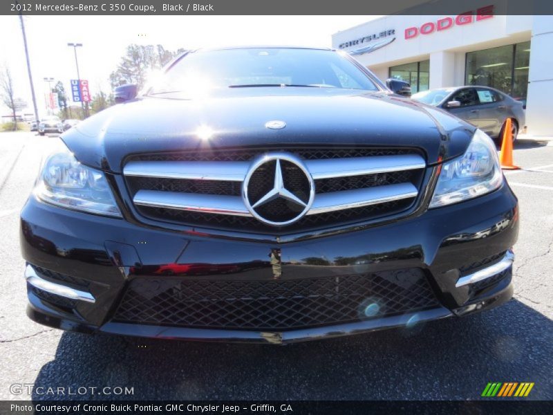Black / Black 2012 Mercedes-Benz C 350 Coupe