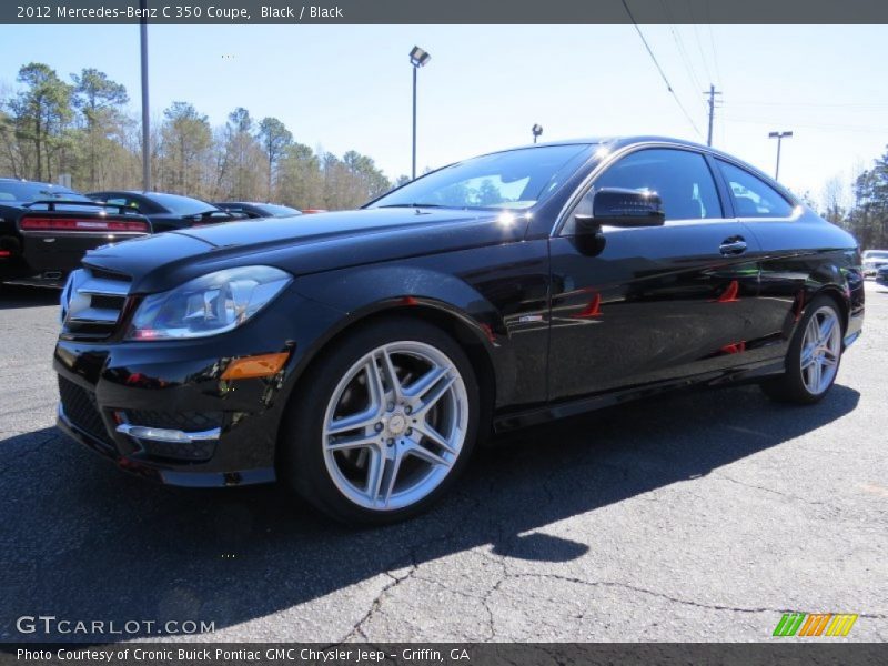 Black / Black 2012 Mercedes-Benz C 350 Coupe