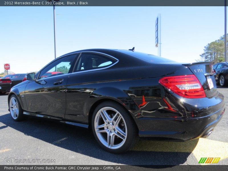 Black / Black 2012 Mercedes-Benz C 350 Coupe