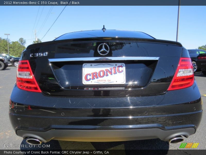 Black / Black 2012 Mercedes-Benz C 350 Coupe
