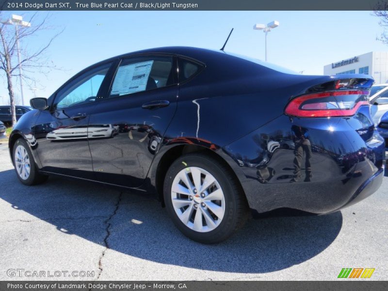 True Blue Pearl Coat / Black/Light Tungsten 2014 Dodge Dart SXT