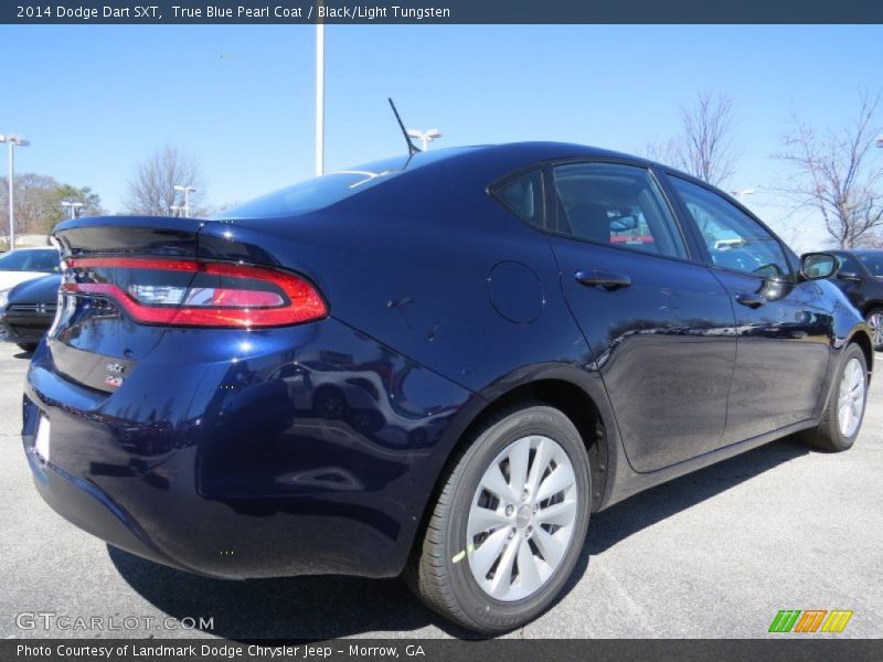 True Blue Pearl Coat / Black/Light Tungsten 2014 Dodge Dart SXT