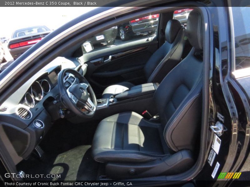 Black / Black 2012 Mercedes-Benz C 350 Coupe
