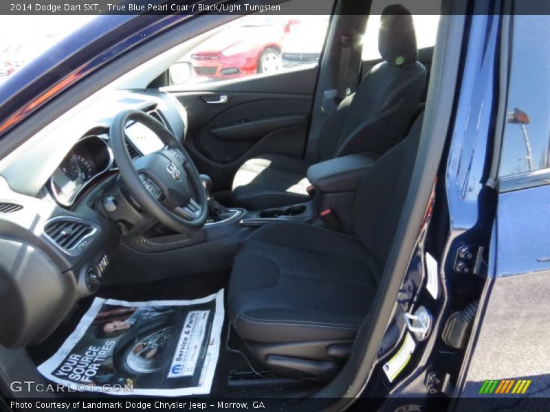 True Blue Pearl Coat / Black/Light Tungsten 2014 Dodge Dart SXT