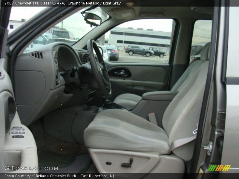 Graystone Metallic / Light Gray 2007 Chevrolet TrailBlazer LS 4x4